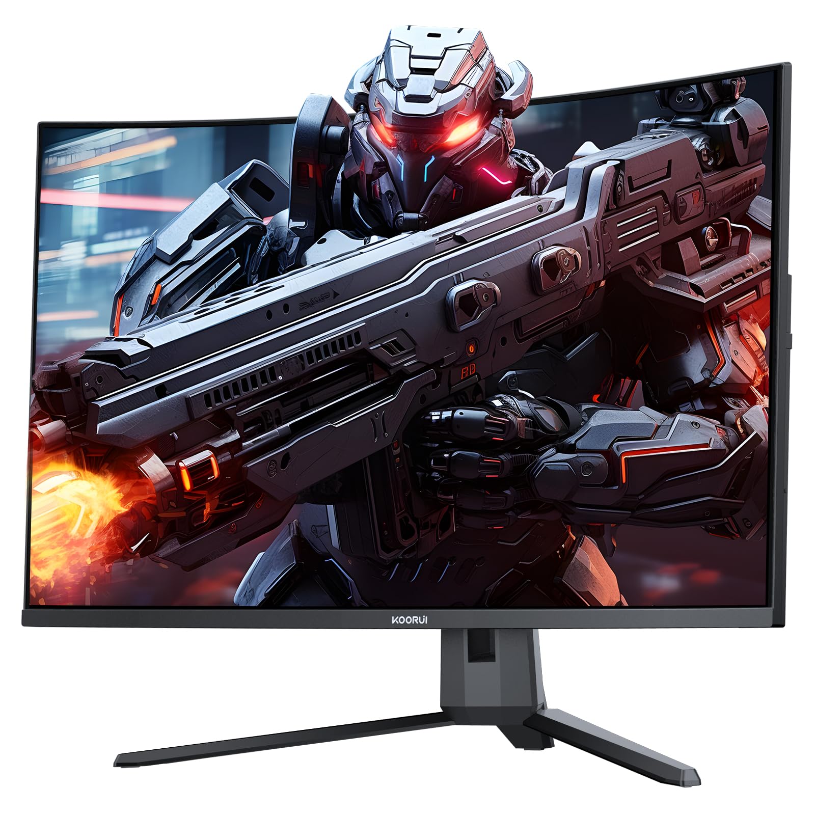 Amazon.co.jp: KOORUI 31.5インチ湾曲ゲーミングモニター 170Hz 1ms